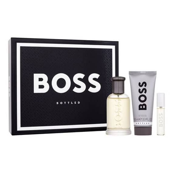 Hugo Boss Bottled 3Pcs (M) Edt 100Ml + Edt 10Ml + Sg 100Ml Set Gift Sets "BAE" Charm Bracelet