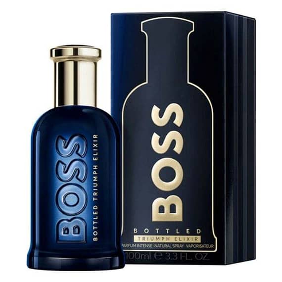 Hugo Boss Bottled Triumph (M) Elixir Parfum Intense 100Ml Men's Fragrance "BAE" Charm Bracelet