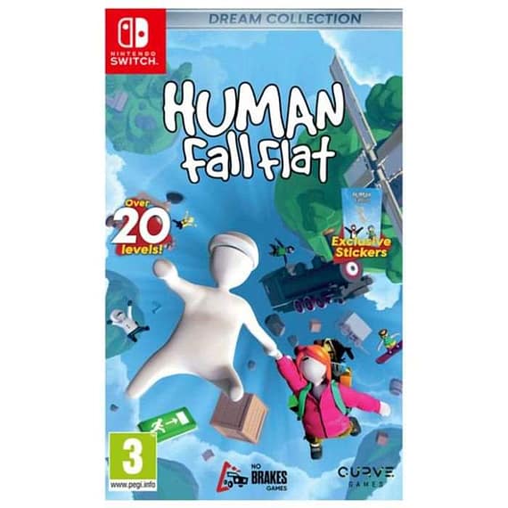 Human Fall Flat: Dream Collection Nintendo Switch Games "BAE" Charm Bracelet