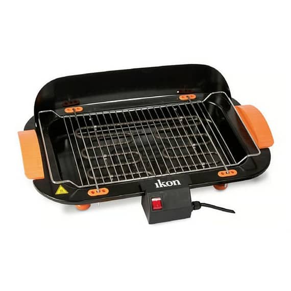 Ikon Electric BBQ Grill, 2000 W, IKHD8002 Household "BAE" Charm Bracelet