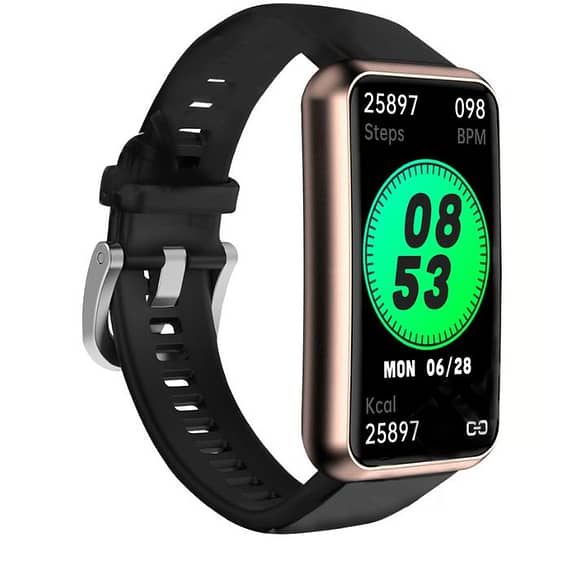 Ikon Smart Band IK-WSBQ7 Gold Electronics "BAE" Charm Bracelet