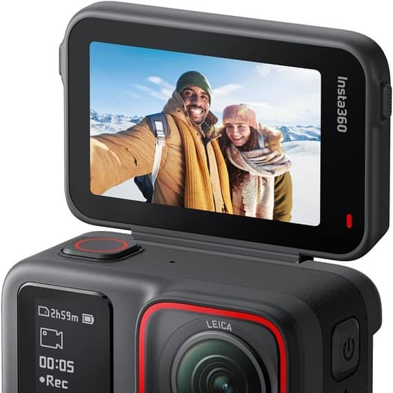 Insta360 Ace Pro – Waterproof Action Camera, Flagship 1/1.3" Sensor and AI Noise Reduction, 4K120fps, 2.4" Flip Screen & Advanced AI Features Electronics "BAE" Charm Bracelet