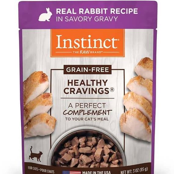 Instinct Healthy Cravings Rabbit Wet Cat Food Box 24X85G Cat Food "BAE" Charm Bracelet