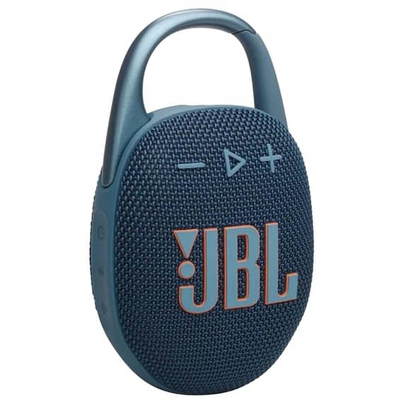 JBL Clip 5 Ultra, Portable Waterproof Speaker, Blue Bluetooth Speakers "BAE" Charm Bracelet