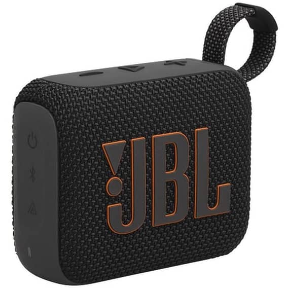 JBL Go 4 Ultra, Portable Bluetooth Speaker, Black Bluetooth Speakers "BAE" Charm Bracelet
