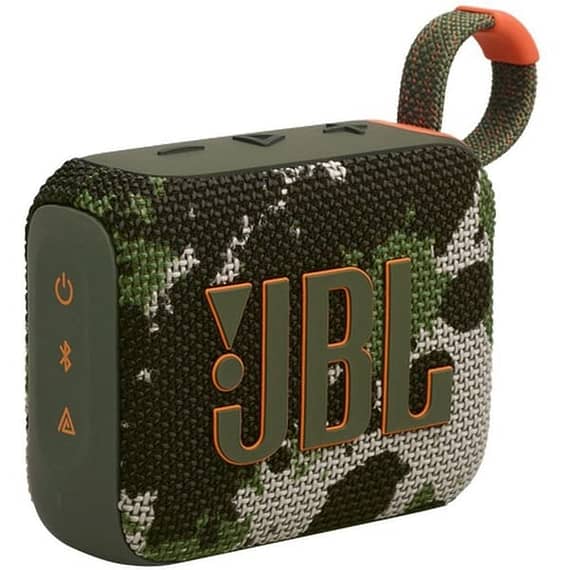 JBL Go 4 Ultra, Portable Bluetooth Speaker, Camouflage Bluetooth Speakers "BAE" Charm Bracelet