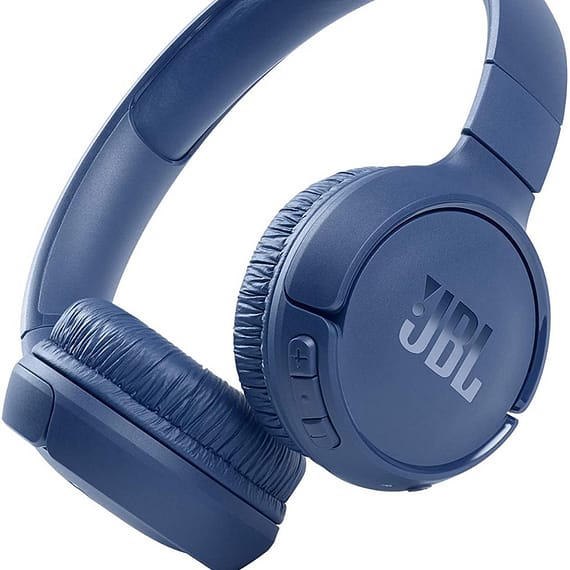 JBL Tune 520 Wireless Over-Ear Headphones with Mic, Blue Electronics "BAE" Charm Bracelet