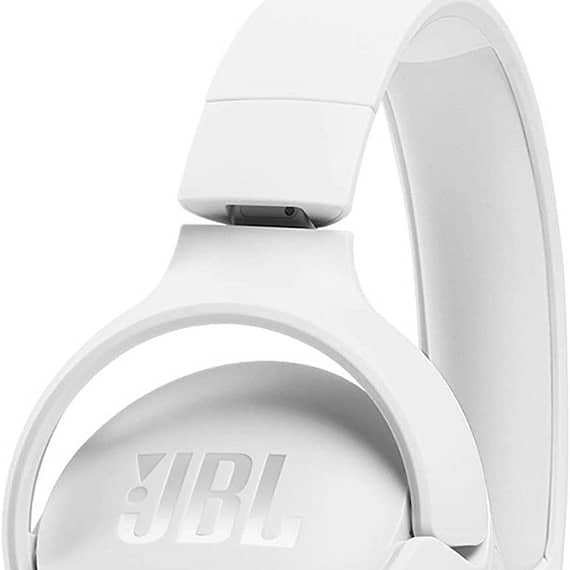 JBL Tune 520 Wireless Over-Ear Headphones with Mic, White Electronics "BAE" Charm Bracelet