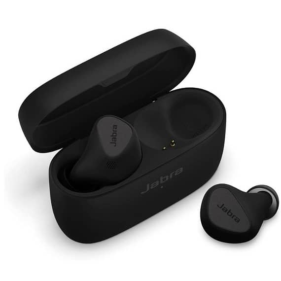 Jabra Elite 5 True Wireless Earbuds Titanium Black Electronics "BAE" Charm Bracelet