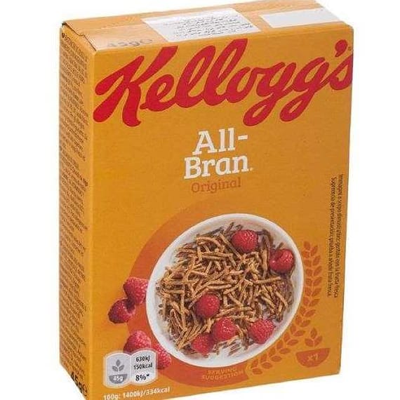 Kellogg's All Bran Portion (Pack Of 40 X 45g) Confectionery "BAE" Charm Bracelet