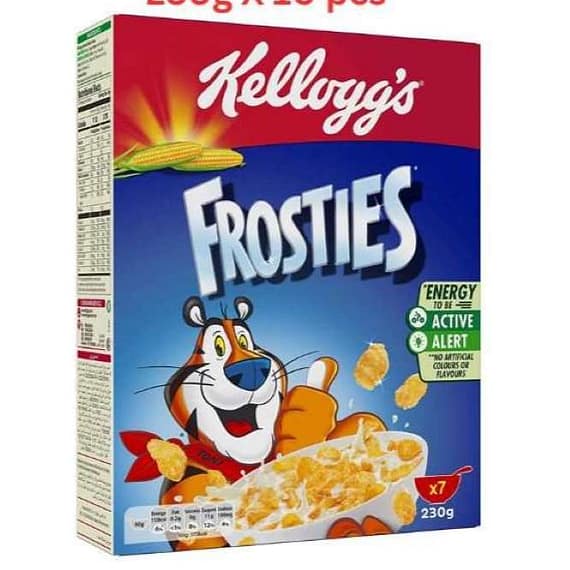 Kellogg's Frosties (Pack Of 10 X 230g) Confectionery "BAE" Charm Bracelet