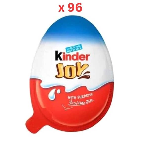 Kinder Joy Boy 20g, Box Of 96pcs Confectionery "BAE" Charm Bracelet