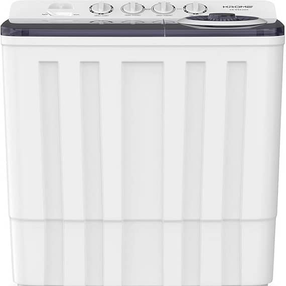 Krome 20KG Twin Tub Semi-Automatic Washing Machine, Mechanical Wash Timer, Intuitive Control, Durable Aluminium Spin Motor, 480W Wash & 200W Spin Input Power, White – KR-WSA200K Household "BAE" Charm Bracelet