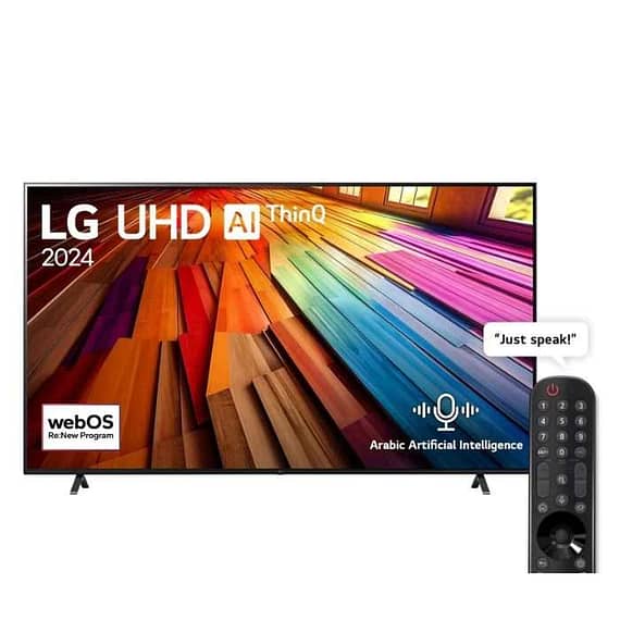 LG 75 Inch 4K Smart TV UHD 60Hz 75UT80006 Black Electronics "BAE" Charm Bracelet