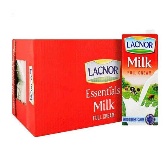 Lacnor Milk Red Long Life Full Cream 1Ltr Pack of 12 Dairy "BAE" Charm Bracelet