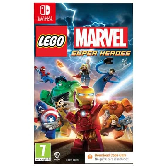 Lego Marvel Superheroes Switch (PAL) Games "BAE" Charm Bracelet
