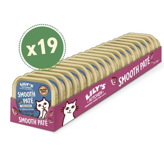 Lily's Kitchen Turkey & Duck Pate Wet Cat Food Box 19X85G Cat Food "BAE" Charm Bracelet