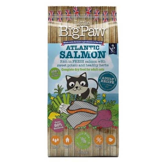Little Big Paw Atlantic Salmon For Adult Cats -1.5Kg Cat Food "BAE" Charm Bracelet