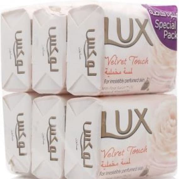 Lux Velvet Touch Jasmine Soap 6X170Gm Grocery "BAE" Charm Bracelet