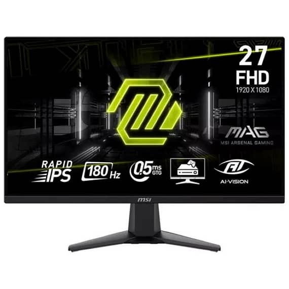 MSI MAG 275F 27 Inch Full HD IPS 180hz 0.5ms Gaming Monitor – Black – 9S6-3CE21M-009 Gaming Monitors "BAE" Charm Bracelet