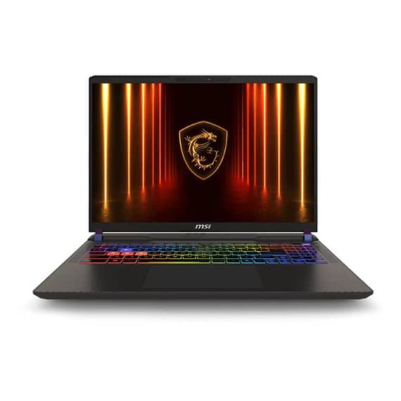 MSI Vecroe 16 HX AI A2XWGG 9S7-15M452-022, Intel Core Ultra 9 275HX, 32GB RAM, 1TB SSD, 16 Inch QHD+ IPS 240Hz, 8GB NVIDIA RTX5070, Windows11 Home, English & Arabic Keyboard, Cosmos Gray + Backpack Laptops "BAE" Charm Bracelet
