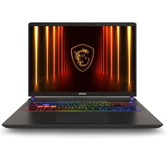 MSI Vector 16 HX AI A2XWHG 9S7-15M352-009, Intel Core Ultra 9 275HX, 32GB RAM, 1TB SSD, 16 Inch QHD+ IPS 240Hz, 12GB NVIDIA RTX5070Ti, Windows 11 Home, English & Arabic Keyboard, Cosmos Gray Laptops "BAE" Charm Bracelet