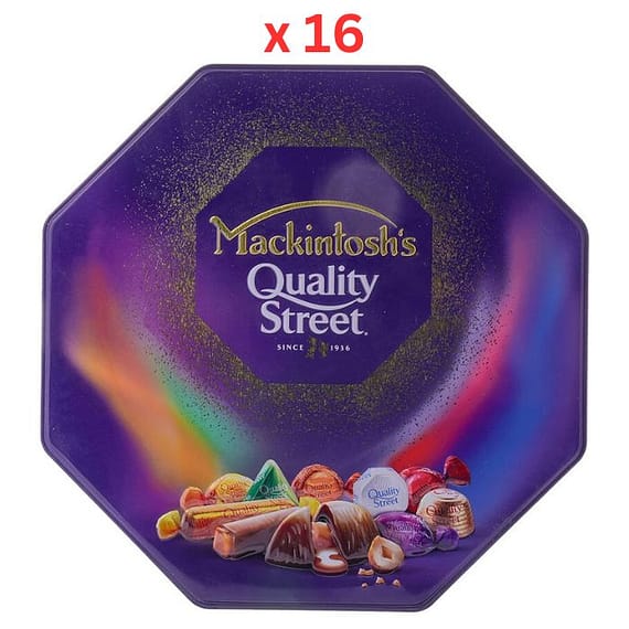 Mackintosh QS Glow 600Gm, Box Of 16Pcs Confectionery "BAE" Charm Bracelet