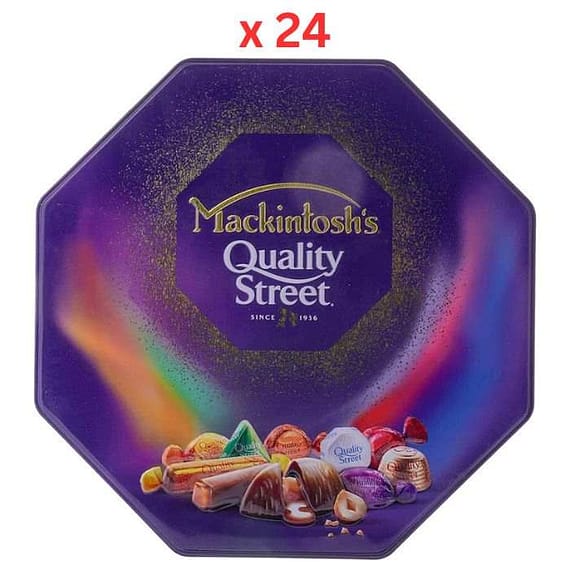 Mackintosh Qs Glow 400Gm, Box Of 24Pcs Confectionery "BAE" Charm Bracelet