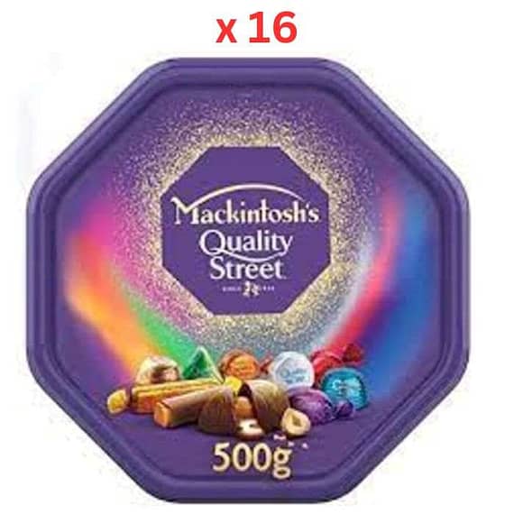 Mackintosh Qs Glow 500Gm, Box Of 16Pcs Confectionery "BAE" Charm Bracelet