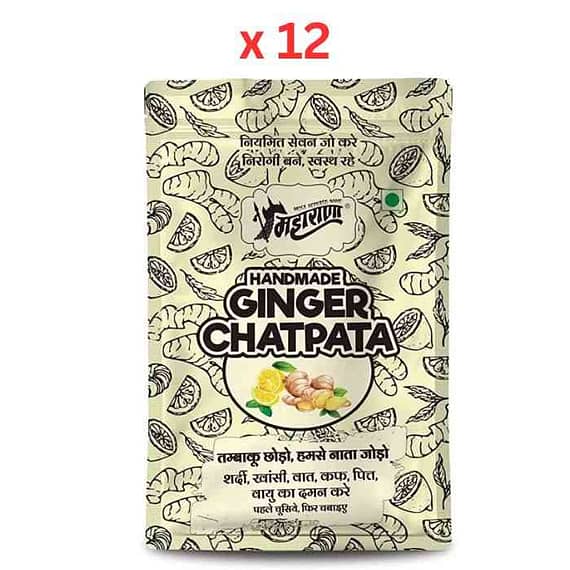 Maharana Ginger Chatpata 13Gm Pack Of 12 Grocery "BAE" Charm Bracelet