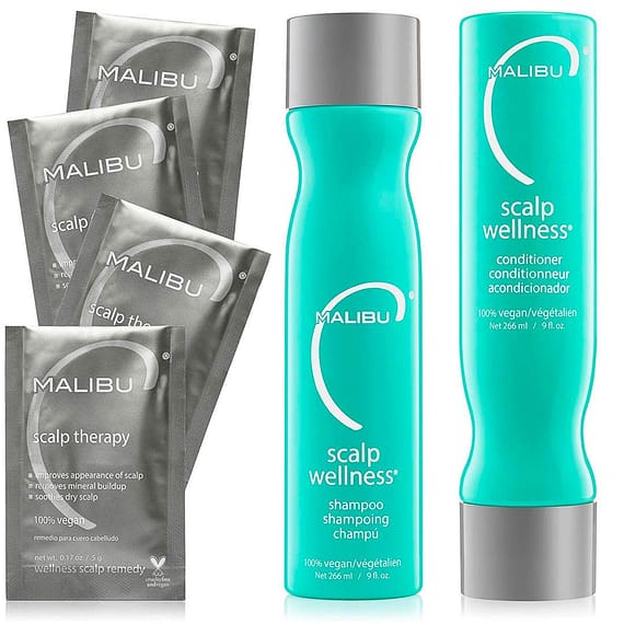 Malibu C Scalp Wellness Collection Set Grocery "BAE" Charm Bracelet