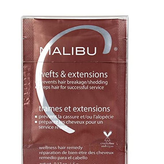 Malibu C Wefts & Extensions Wellness Hair Remedy 12pc Grocery "BAE" Charm Bracelet