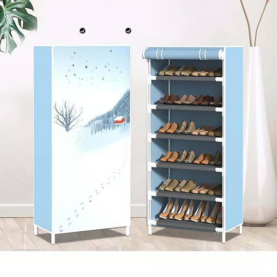 Maple Leaf 3D Fabric Shoe Cabinet 6Layer – 1002 Household "BAE" Charm Bracelet