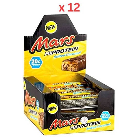 Mars Hi Protein Salted Caramel 57G X 12 Carton Confectionery "BAE" Charm Bracelet