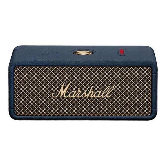 Marshall Emberton III Compact Portable Wireless Speaker, Mignight Blue Bluetooth Speakers "BAE" Charm Bracelet