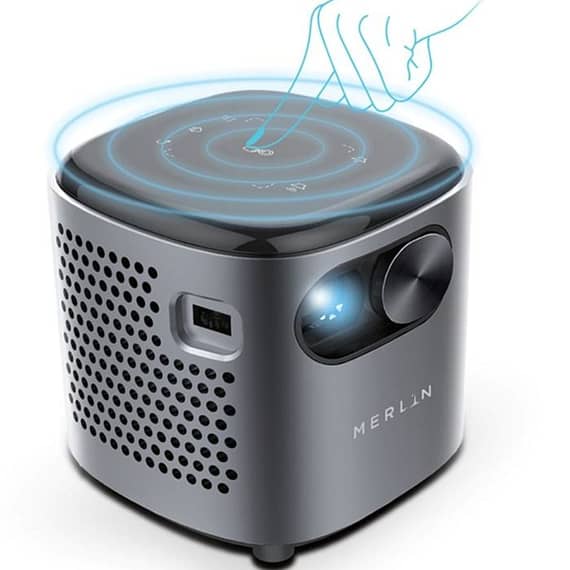 Merlin CUBE Mini Smart HD Projector, Pocket Size Projector, with Netflix and Youtube, 240 inch screen, 2 Hours working Time – Grey, 76820 Electronics "BAE" Charm Bracelet