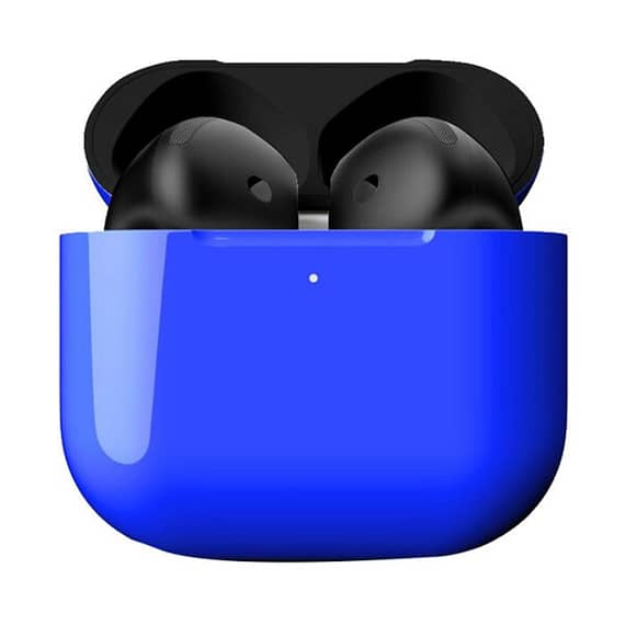 Merlin Craft Customized Apple Airpods 4 ANC Dual Blue Apple Products "BAE" Charm Bracelet