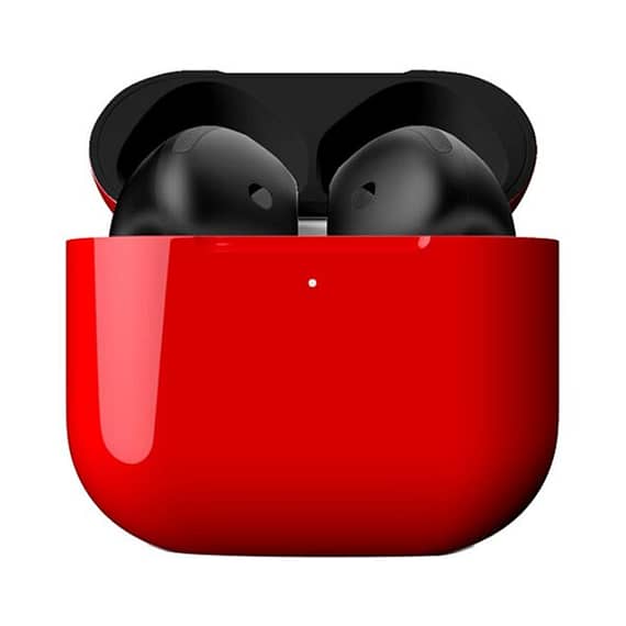 Merlin Craft Customized Apple Airpods 4 ANC Dual Red Apple Products "BAE" Charm Bracelet