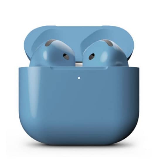 Merlin Craft Customized Apple Airpods 4 ANC Sierra Blue Bold Apple Products "BAE" Charm Bracelet