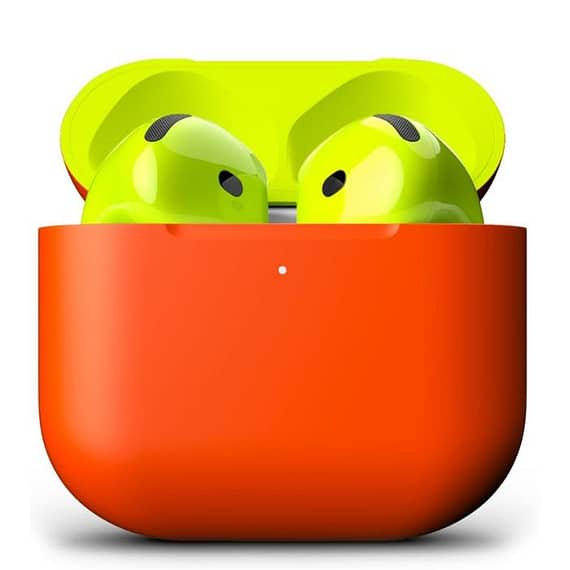 Merlin Craft Customized Apple Airpods 4 Combo Neon Dual Apple Products "BAE" Charm Bracelet