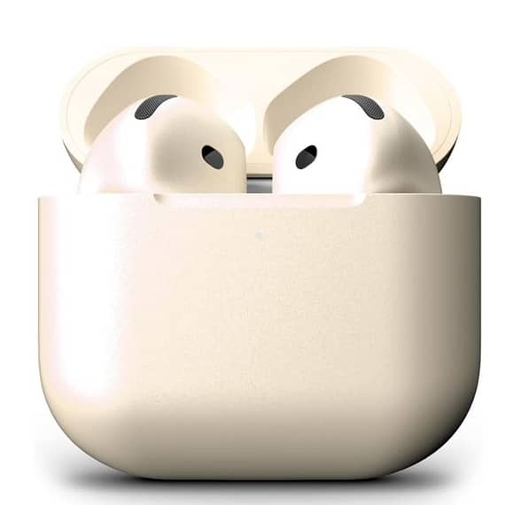 Merlin Craft Customized Apple Airpods 4 Desert Titanium Apple Products "BAE" Charm Bracelet