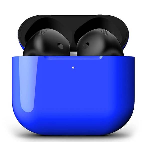 Merlin Craft Customized Apple Airpods 4 Dual Blue Apple Products "BAE" Charm Bracelet
