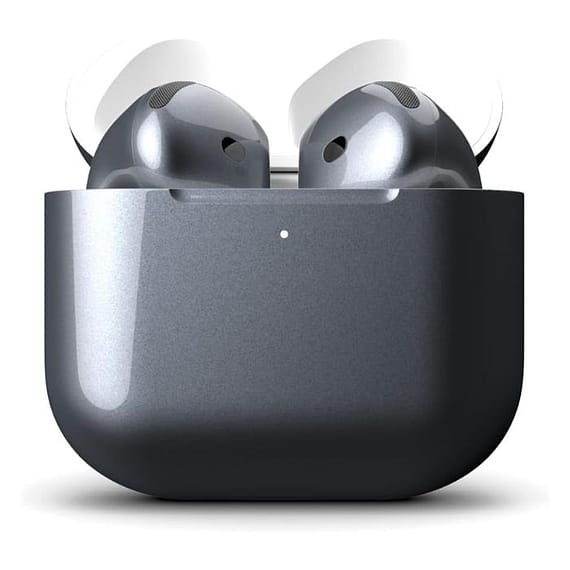 Merlin Craft Customized Apple Airpods 4 Gunmetal Matte Apple Products "BAE" Charm Bracelet