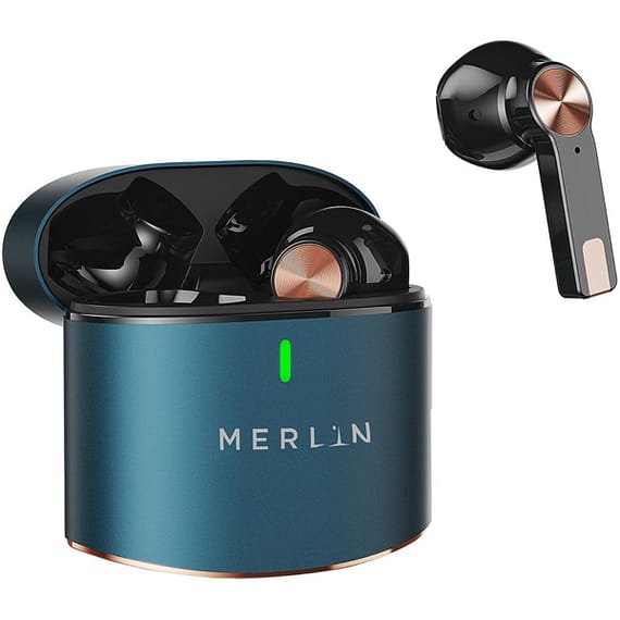 Merlin Sonic Air Pro In Ear True Wireless Earbuds Blue Electronics "BAE" Charm Bracelet