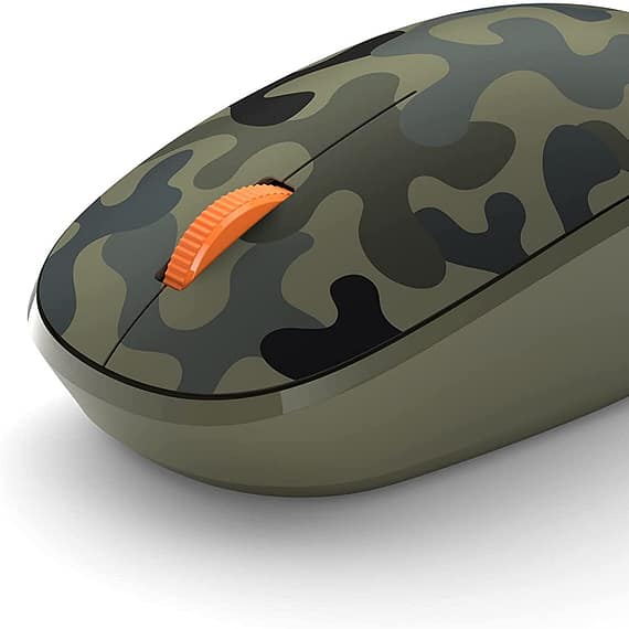Microsoft Bluetooth Camo SE Mouse, Green Camo Computer Accessories "BAE" Charm Bracelet