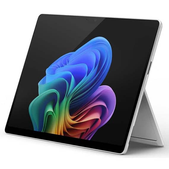 Microsoft Surface Pro 11, 13-inch, 32GB RAM, 1TB SSD, Wifi, Copilot+ PC, X Elite (OLED), Windows 11 Home, Platinum Laptops "BAE" Charm Bracelet