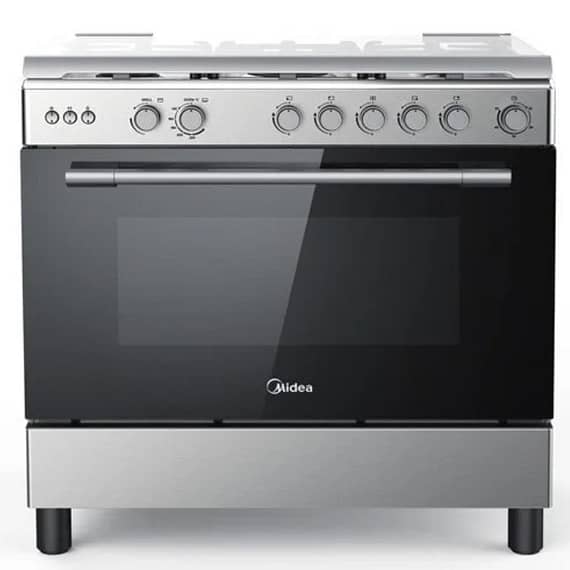 Midea 90x60cm Gas Cooking Range 5 Burners Steel Panel With Oven And Grill – CME9060-C Gas & Stove "BAE" Charm Bracelet