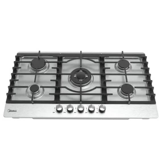 Midea Gas Hob 90 cm 5 Burners Stainless Steel, Hob With Safety, 90SQ005 Gas & Stove "BAE" Charm Bracelet