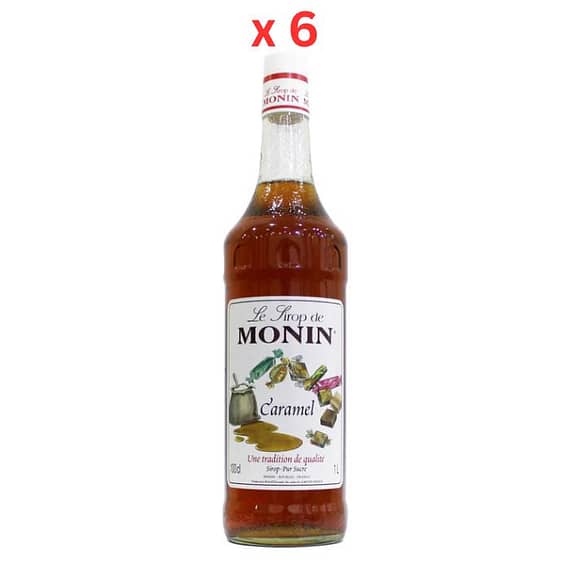 Monin Caramel Syrup – 1 Ltr Pack Of 6 Beverages "BAE" Charm Bracelet
