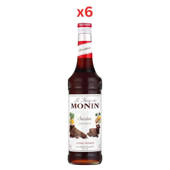 Monin Chocolate Syrup – 700Ml Pack Of 6 Beverages "BAE" Charm Bracelet